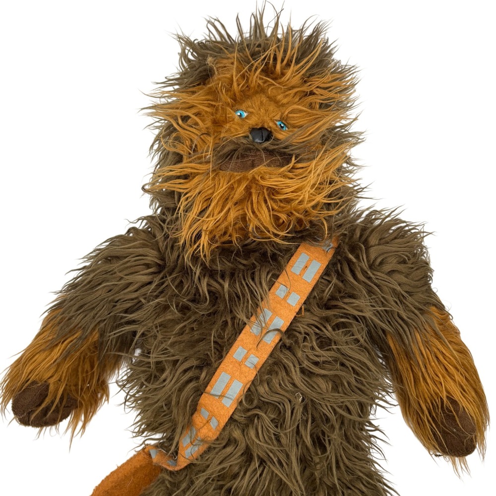 Disney Star Wars Chewbacca Plush Large 24" Wookie Jay Franco & Sons w/ Satchel - Picture 1 of 11